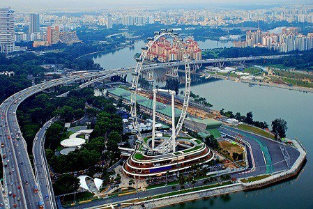 Vẻ đẹp của Singapore Flyer