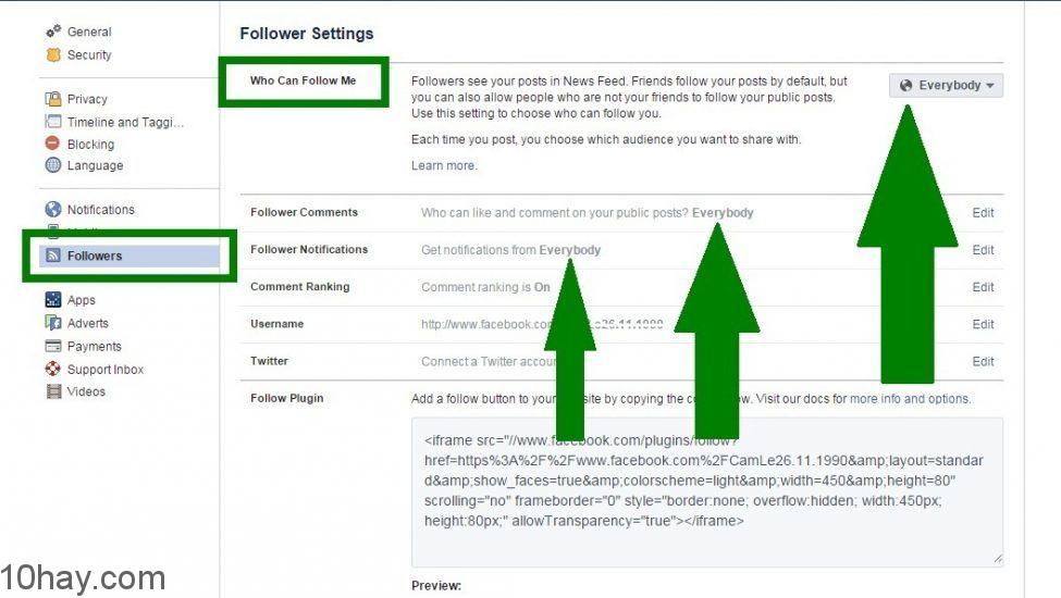 Chế độ mọi người cho Facebook 2