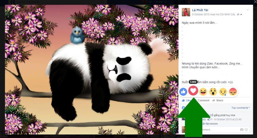 Like bằng biểu tượng đặc biệt