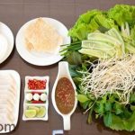món ngon cuốn bánh tráng