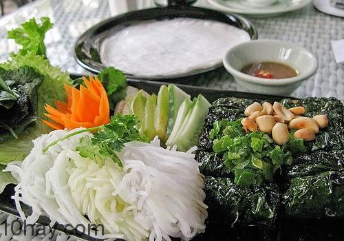 bo-nuong-la-lot-món ngon cuốn bánh tráng 