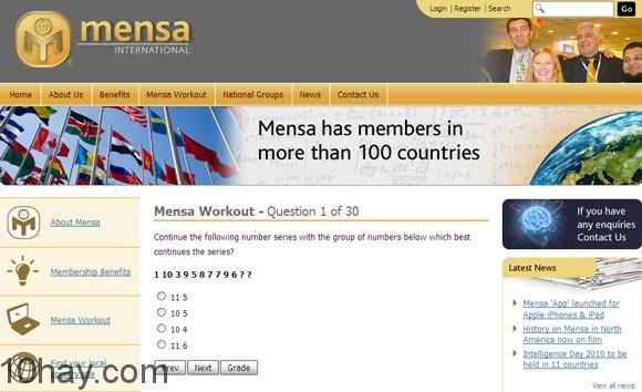 mensa-workout
