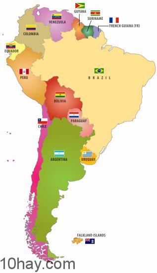 south-america-flags