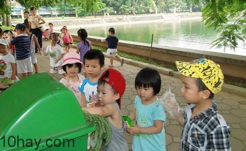 dạy trẻ kỹ năng bảo vệ môi trường