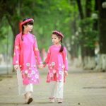 áo dài đẹp cho bé