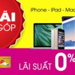 mua sắm trả góp 0% lãi suất