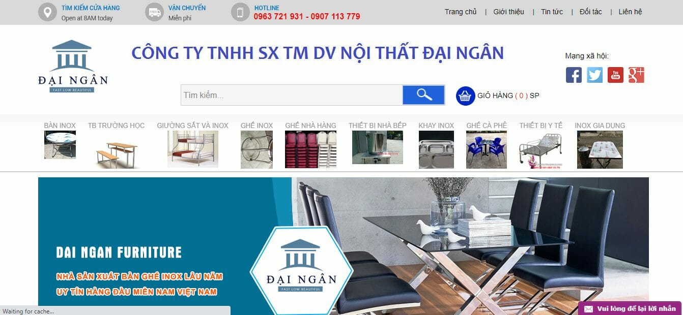 Địa chỉ mua bàn ghế nhà hàng, quán ăn nội thất Đại Ngân